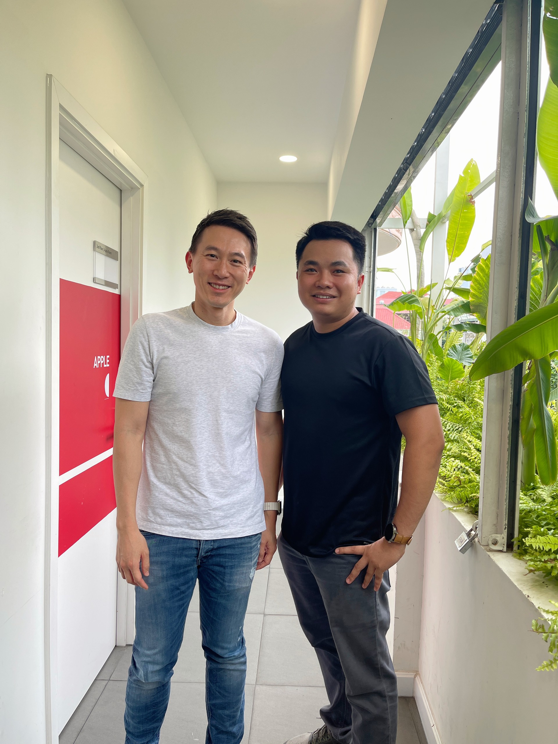 Kiên cùng giám đốc TikTok