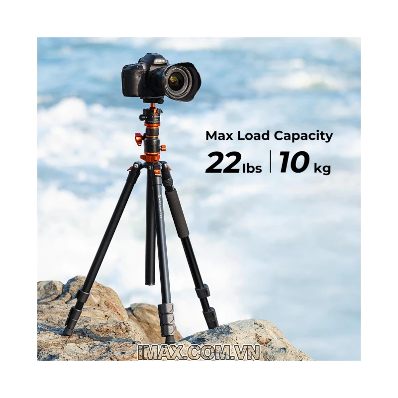Chân máy ảnh K&F Concept T254A7+ BH-28L - KF09.119 (Chính hãng) + Quà Tặng